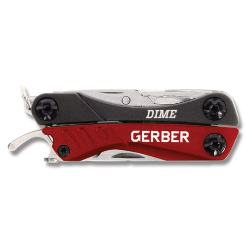 Мультитул Gerber Essentials Dime Micro Tool, красный, (1003723), 31-001040 фото 4